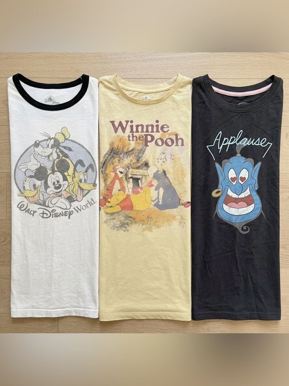 Disney Graphic Faded T-shirt Bundle size small
